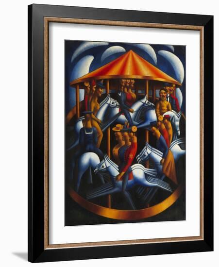 Merry-Go-Round-Mark Gertler-Framed Giclee Print