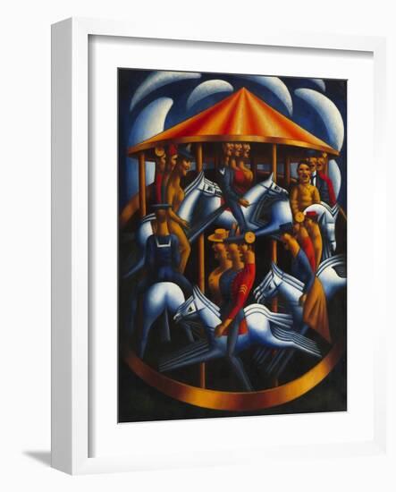 Merry-Go-Round-Mark Gertler-Framed Giclee Print