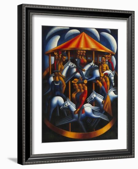 Merry-Go-Round-Mark Gertler-Framed Giclee Print