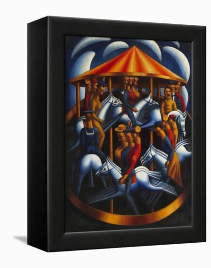 Merry-Go-Round-Mark Gertler-Framed Premier Image Canvas