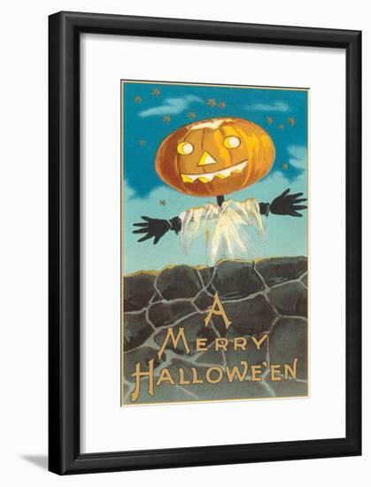 Merry Halloween, Jack O'Lantern by Wall-null-Framed Art Print