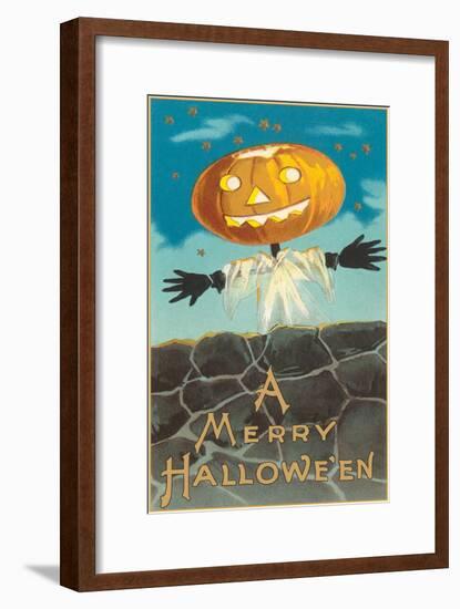 Merry Halloween, Jack O'Lantern by Wall-null-Framed Art Print