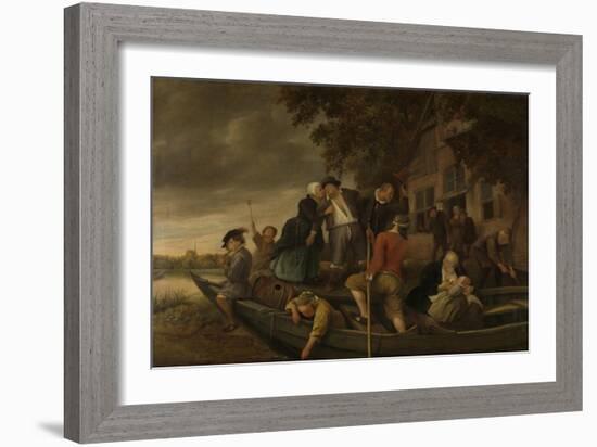 Merry Homecoming-Jan Havicksz Steen-Framed Art Print