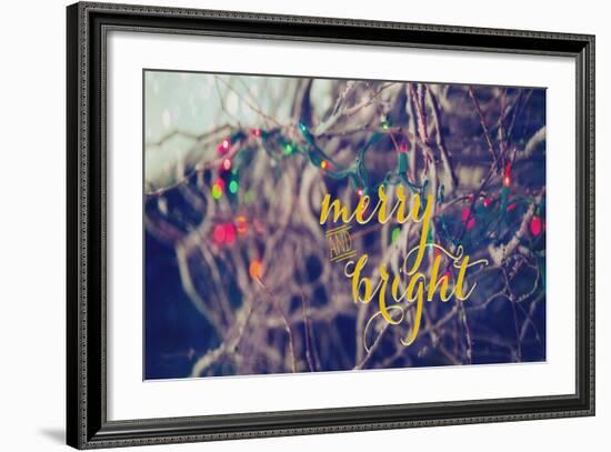 Merry Light Bright-Kelly Poynter-Framed Art Print