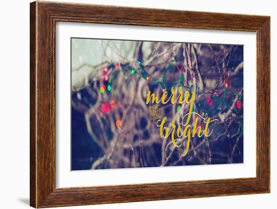 Merry Light Bright-Kelly Poynter-Framed Art Print