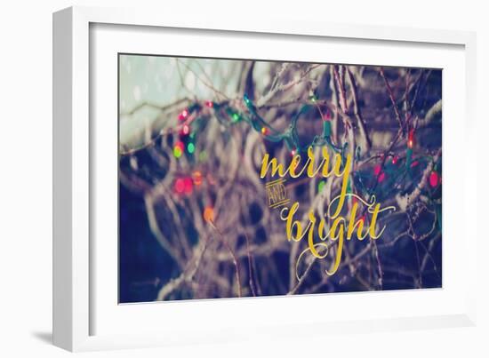 Merry Light Bright-Kelly Poynter-Framed Art Print