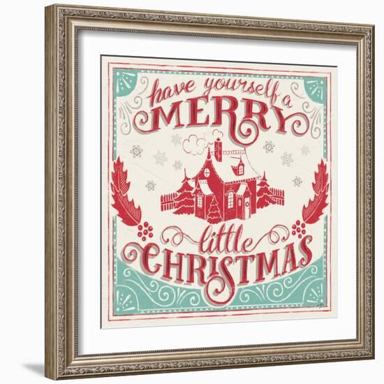 Merry Little Christmas V-Janelle Penner-Framed Art Print