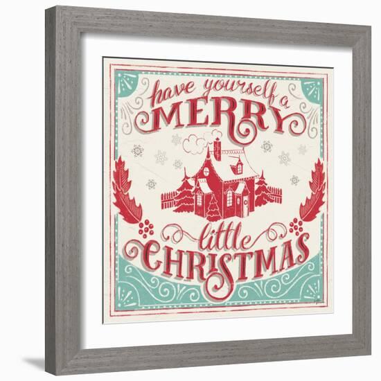 Merry Little Christmas V-Janelle Penner-Framed Art Print