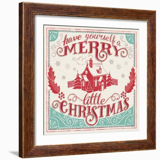 Merry Little Christmas V-Janelle Penner-Framed Art Print