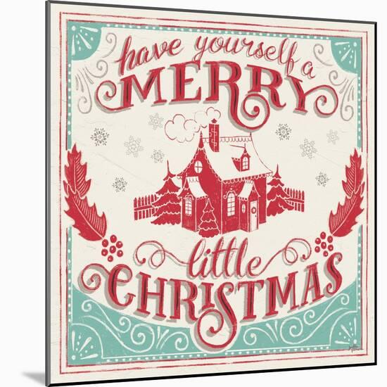 Merry Little Christmas V-Janelle Penner-Mounted Art Print