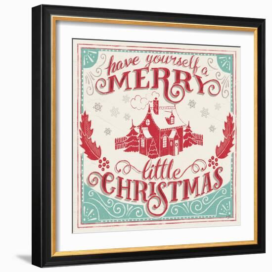 Merry Little Christmas V-Janelle Penner-Framed Art Print