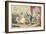 Merry Making on the Regents Birth Day, 1812, 1812-George Cruikshank-Framed Giclee Print