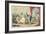 Merry Making on the Regents Birth Day, 1812, 1812-George Cruikshank-Framed Giclee Print