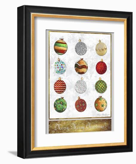 Merry Merry Christmas 2-Megan Aroon Duncanson-Framed Giclee Print