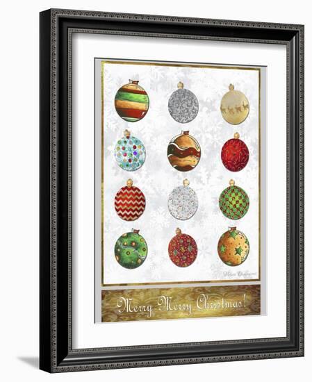 Merry Merry Christmas 2-Megan Aroon Duncanson-Framed Giclee Print