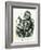 Merry Old Santa Claus, Engraved by the Artist, 1889-Thomas Nast-Framed Giclee Print