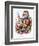 Merry Old Santa Claus, Engraved by the Artist, 1889-Thomas Nast-Framed Giclee Print