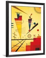 Merry Structure-Wassily Kandinsky-Framed Art Print