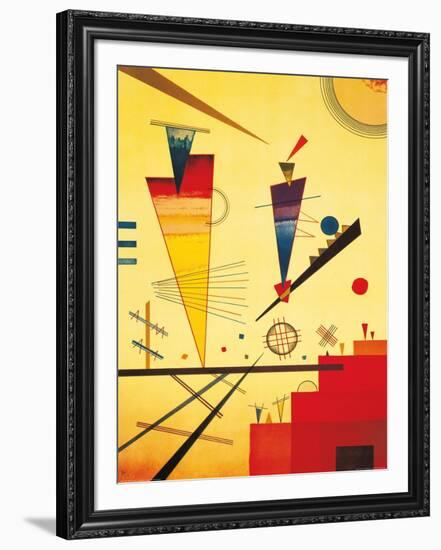 Merry Structure-Wassily Kandinsky-Framed Art Print