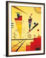 Merry Structure-Wassily Kandinsky-Framed Art Print