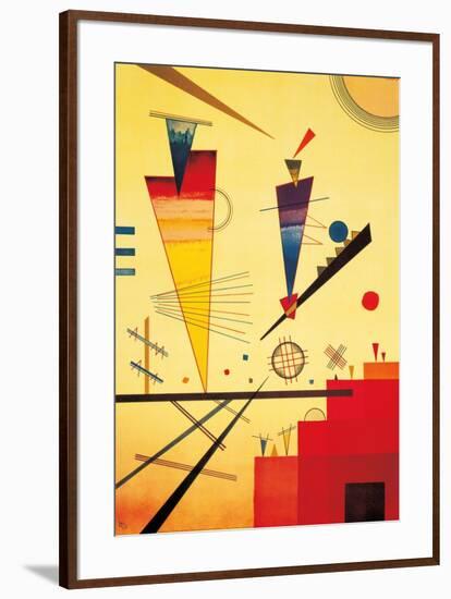 Merry Structure-Wassily Kandinsky-Framed Art Print