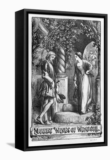 Merry Wives of Windsor-John Gilbert-Framed Premier Image Canvas