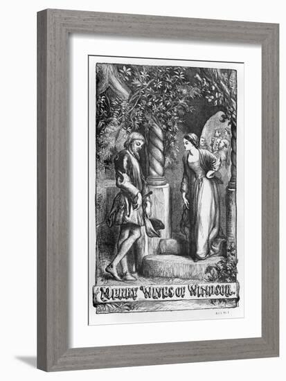 Merry Wives of Windsor-John Gilbert-Framed Giclee Print