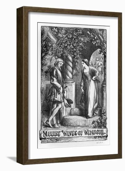 Merry Wives of Windsor-John Gilbert-Framed Giclee Print