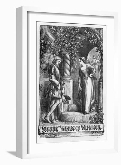 Merry Wives of Windsor-John Gilbert-Framed Giclee Print