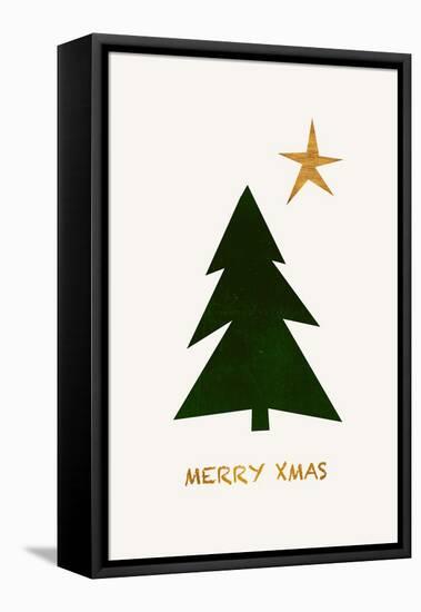 Merry Xmas-Kubistika-Framed Premier Image Canvas