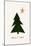 Merry Xmas-Kubistika-Mounted Giclee Print