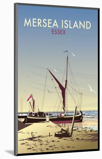 Mersea Island - Dave Thompson Contemporary Travel Print-Dave Thompson-Mounted Giclee Print