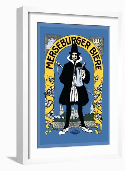 Merseburger Biere-null-Framed Art Print