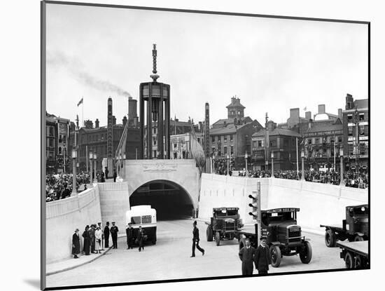 Mersey Tunnel Opening, Liverpool, July 1934-Staff-Mounted Photographic Print