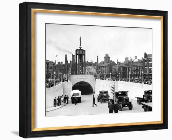 Mersey Tunnel Opening, Liverpool, July 1934-Staff-Framed Photographic Print