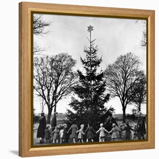 Merseyside 1956-Staff-Framed Premier Image Canvas