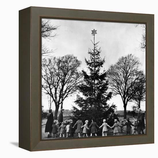 Merseyside 1956-Staff-Framed Premier Image Canvas