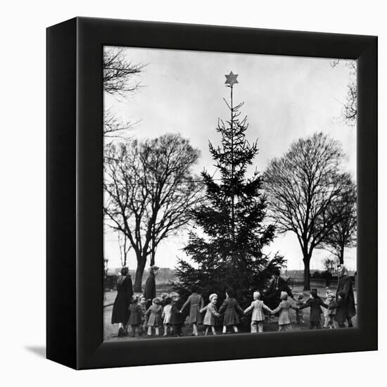 Merseyside 1956-Staff-Framed Premier Image Canvas