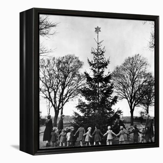 Merseyside 1956-Staff-Framed Premier Image Canvas