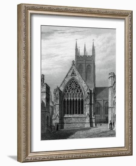 Merton College Chapel, from the Quadrangle, Oxford, 1834-John Le Keux-Framed Giclee Print