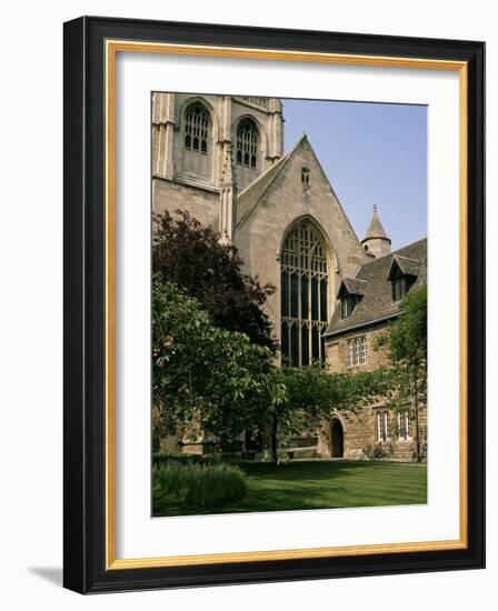 Merton College, Oxford, Oxfordshire, England, United Kingdom-Michael Jenner-Framed Photographic Print