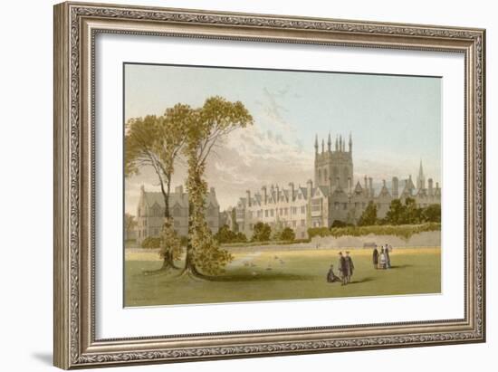 Merton College - Oxford-English School-Framed Giclee Print