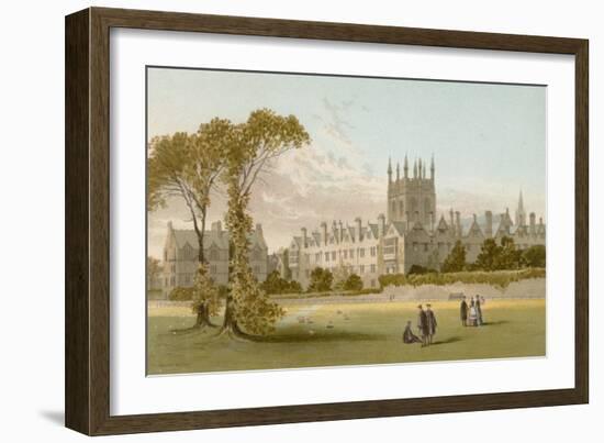 Merton College - Oxford-English School-Framed Giclee Print