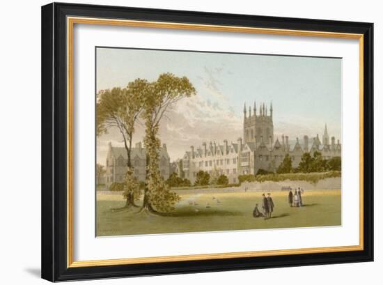 Merton College - Oxford-English School-Framed Giclee Print