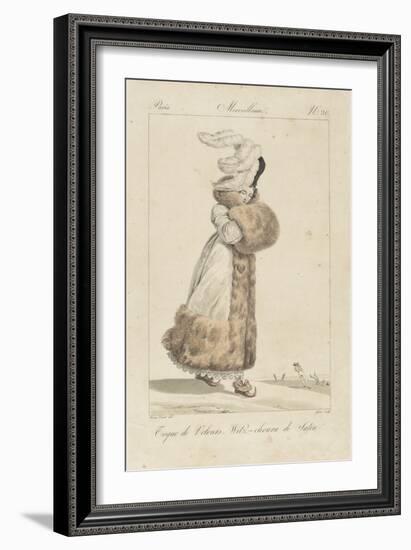 Merveilleuse : Toque de velours-Horace Vernet-Framed Giclee Print