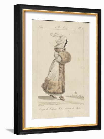Merveilleuse : Toque de velours-Horace Vernet-Framed Giclee Print