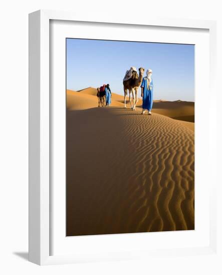 Merzouga, Erg Chebbi, Sahara Desert, Morocco-Gavin Hellier-Framed Photographic Print