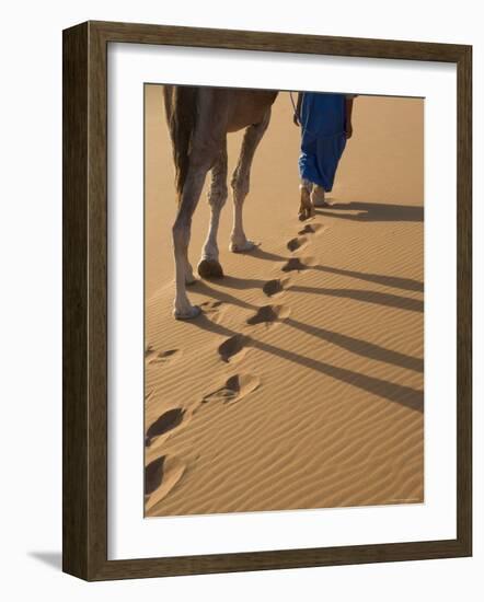 Merzouga, Erg Chebbi, Sahara Desert, Morocco-Gavin Hellier-Framed Photographic Print