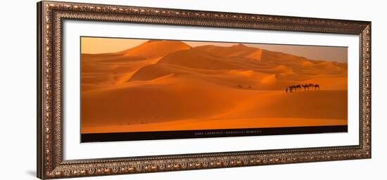 Merzouga - Marocco-John Lawrence-Framed Art Print