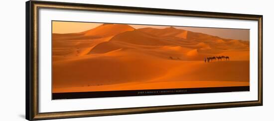 Merzouga - Marocco-John Lawrence-Framed Art Print